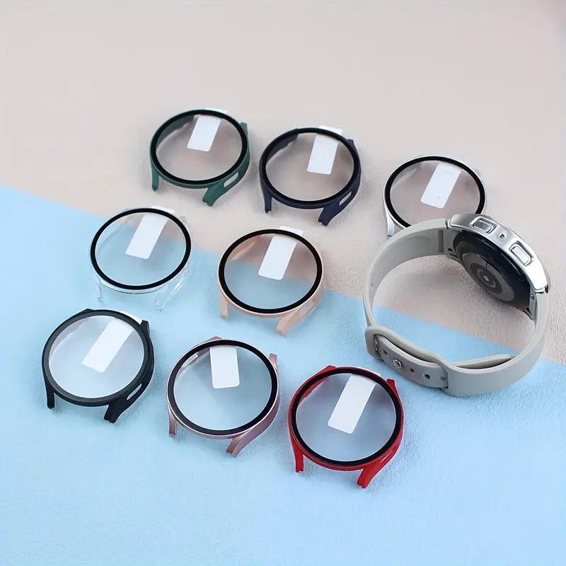 Watch Case Bumper - Tempered Glass+PC Case for Samsung Galaxy