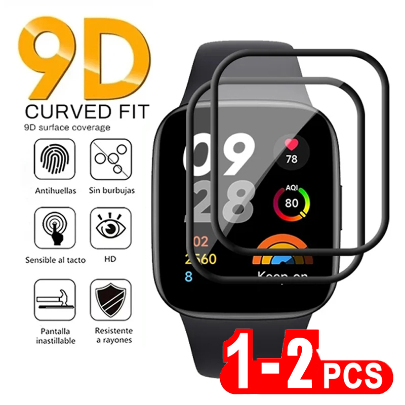 Smartwatch Icon - 2 Pcs Tempered Glass for Redmi