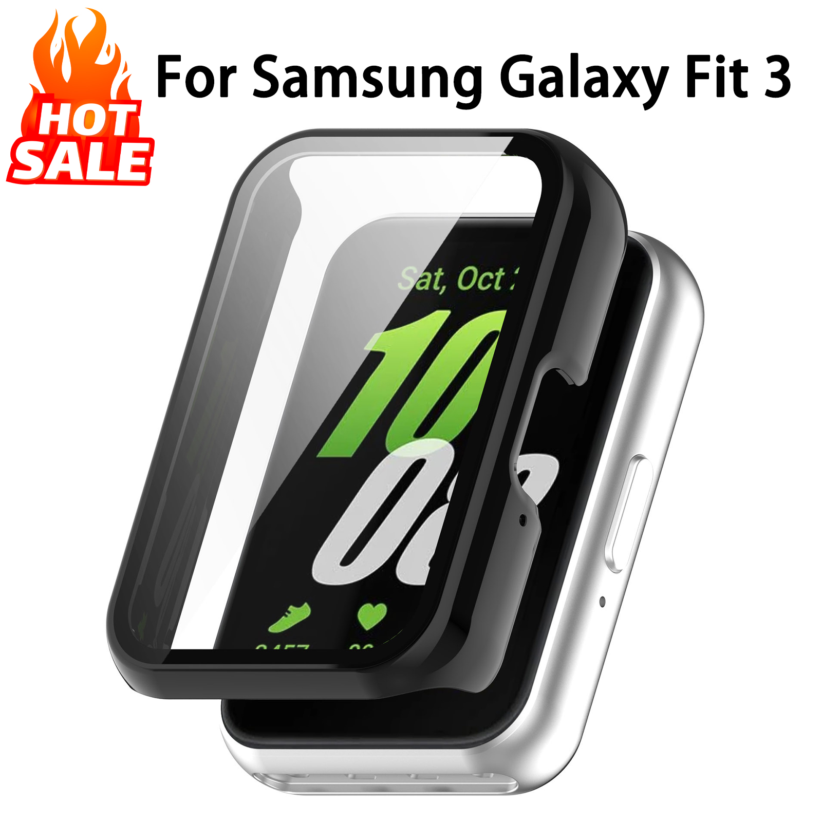 Smartwatch Icon - Glass+Case For Samsung Galaxy Fit 3
