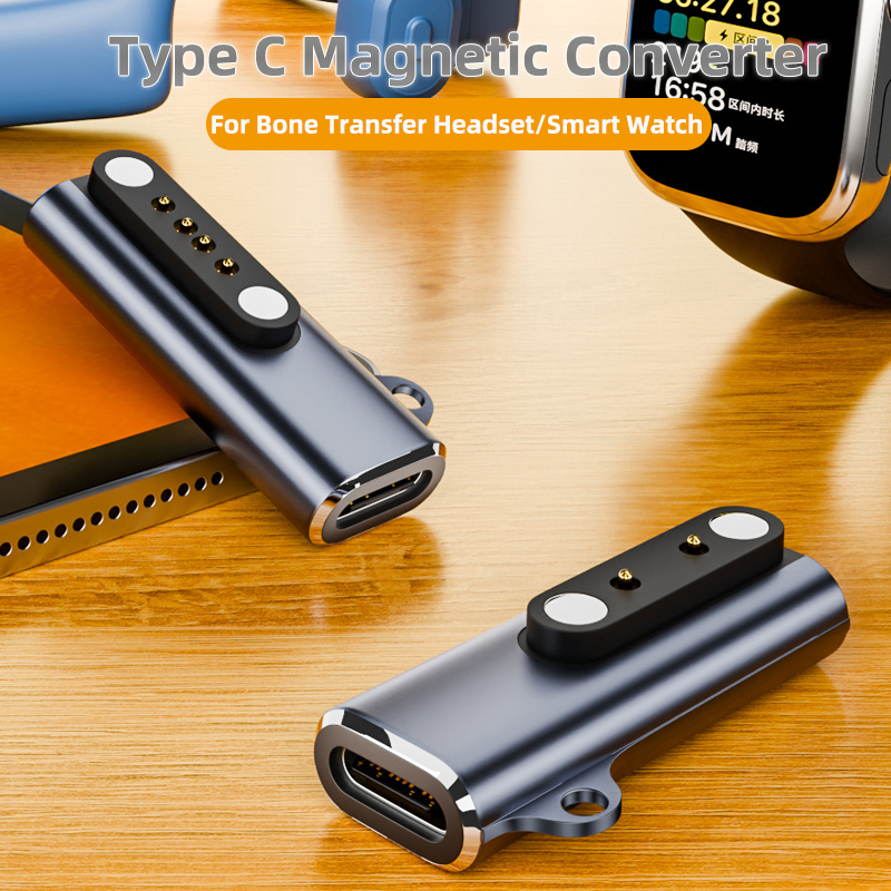 Smartwatch Headset - Magnetic Charger Adapter Type C to