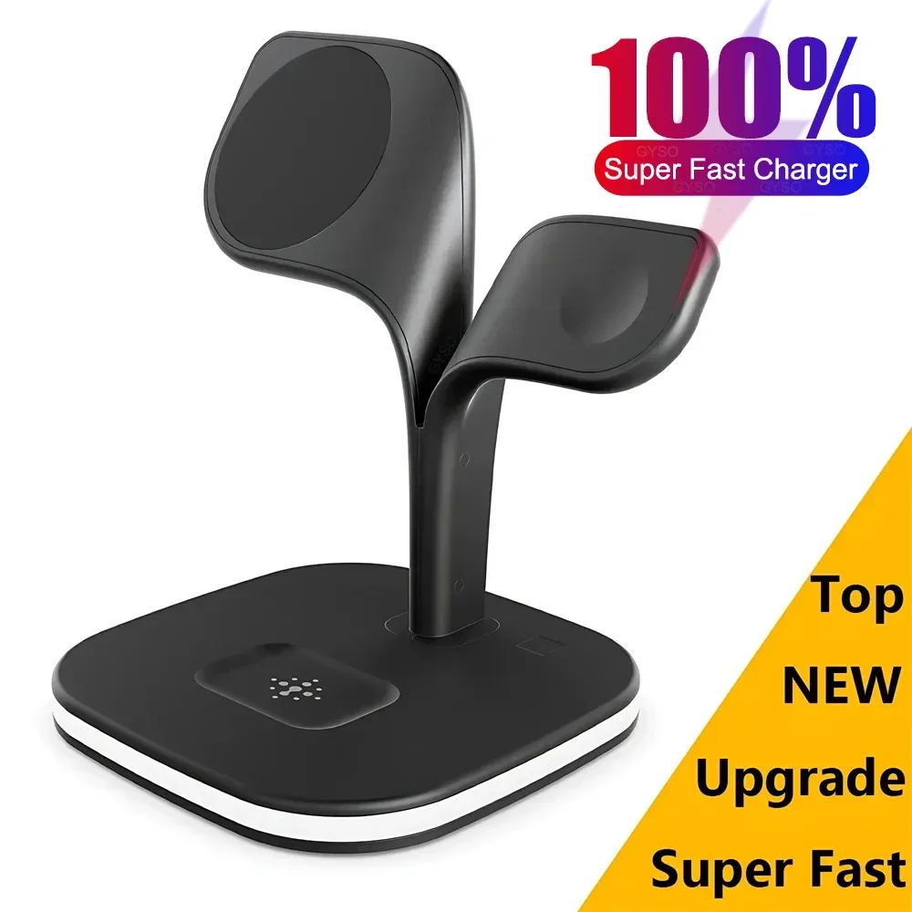 Wireless Charger Watch - Magnetic 3 in 1 Wireless Charger
