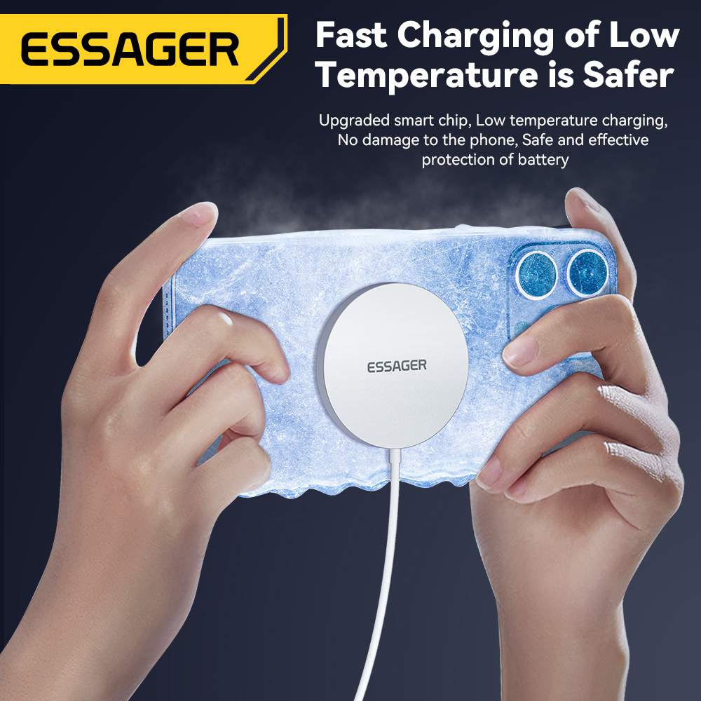 Essager Magnetic Qi Wireless C - Wireless Charger Watch ulasan dan harga