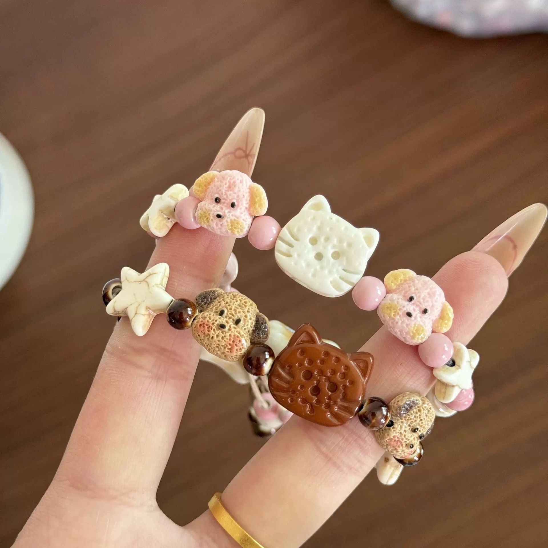 1pc Cute Ceramic Bracelet Kitt - Ceramic Link Bracelet ulasan dan harga