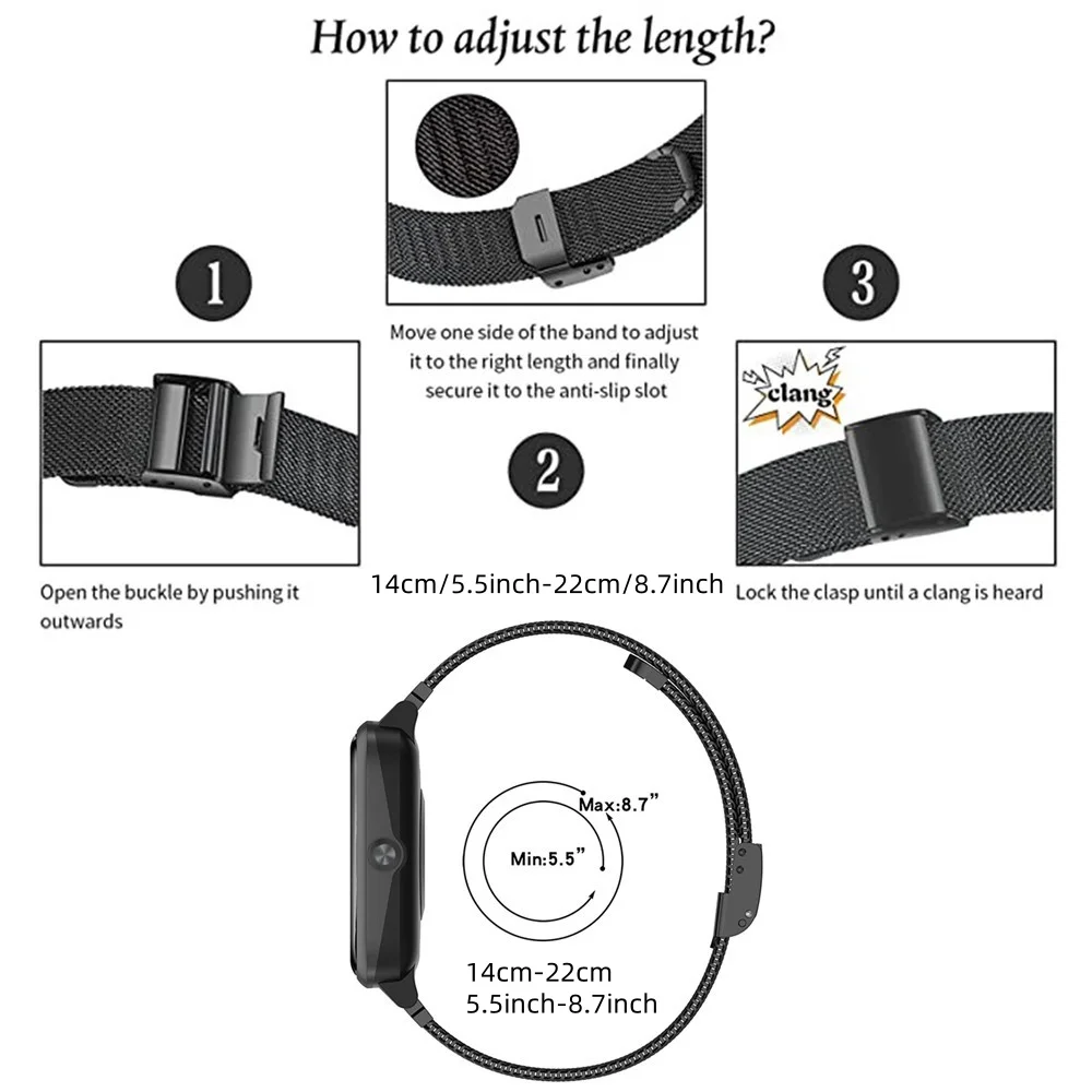 Metal Bands for Huawei Band 6/ - Stainless Mesh Band ulasan dan harga