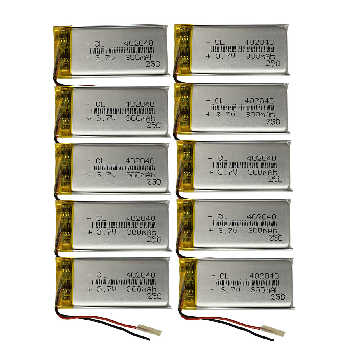 10PCS 3.7V 300mAh 402040 Recha - Smartwatch Headset ulasan dan harga