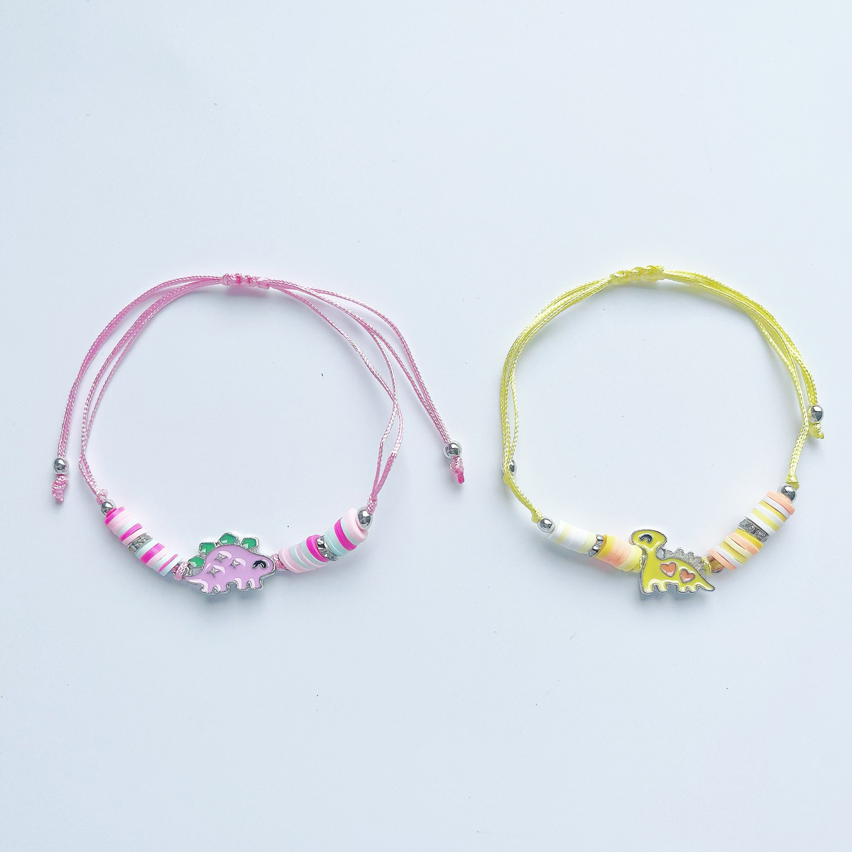 12Pcs Bohemian Style Colorful  - Ceramic Link Bracelet ulasan dan harga