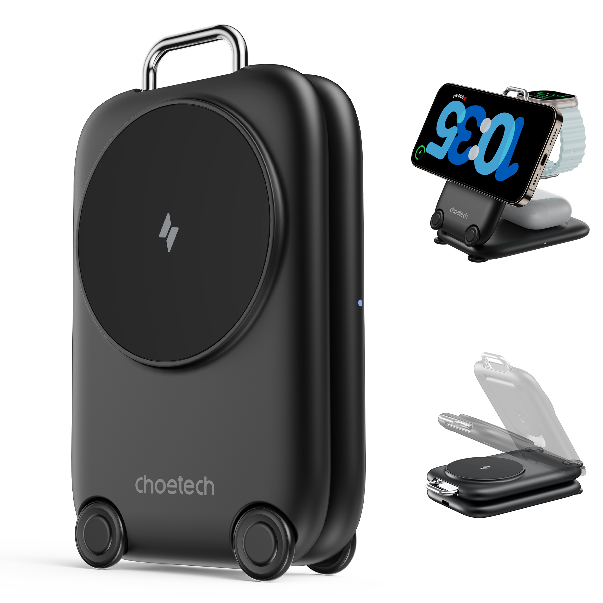 3-in-1  Travel Fast Charge Wir - Smartwatch Headset ulasan dan harga