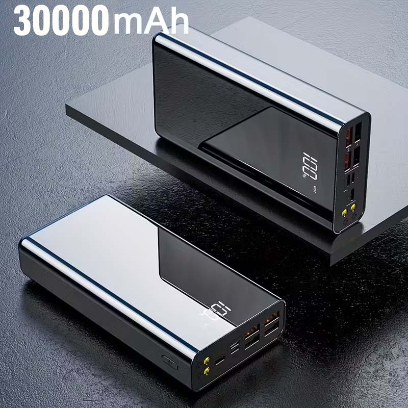 Portable Charger 30000mah Powe - Watch Charger Cable ulasan dan harga