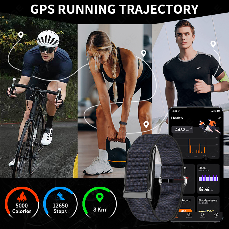 LIGE Smart Watch Heart Rate Bl - Android Smartwatch Accessories ulasan dan harga