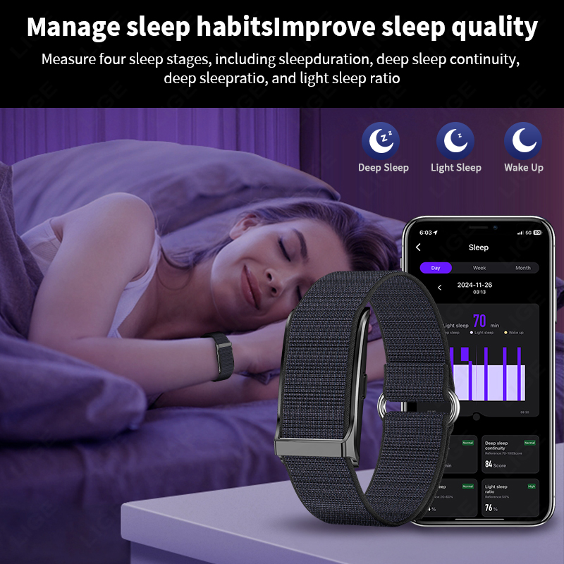 LIGE Smart Watch Heart Rate Bl - Android Smartwatch Accessories ulasan dan harga