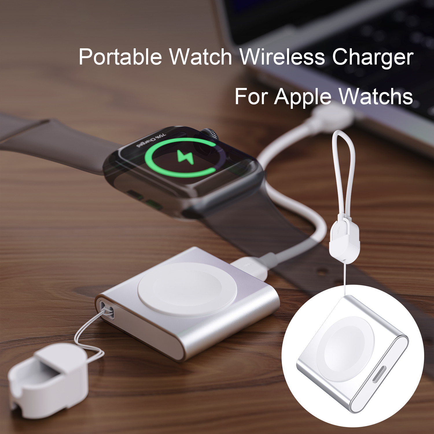 Bonola For Apple Watch Charger - Wireless Charger Watch ulasan dan harga