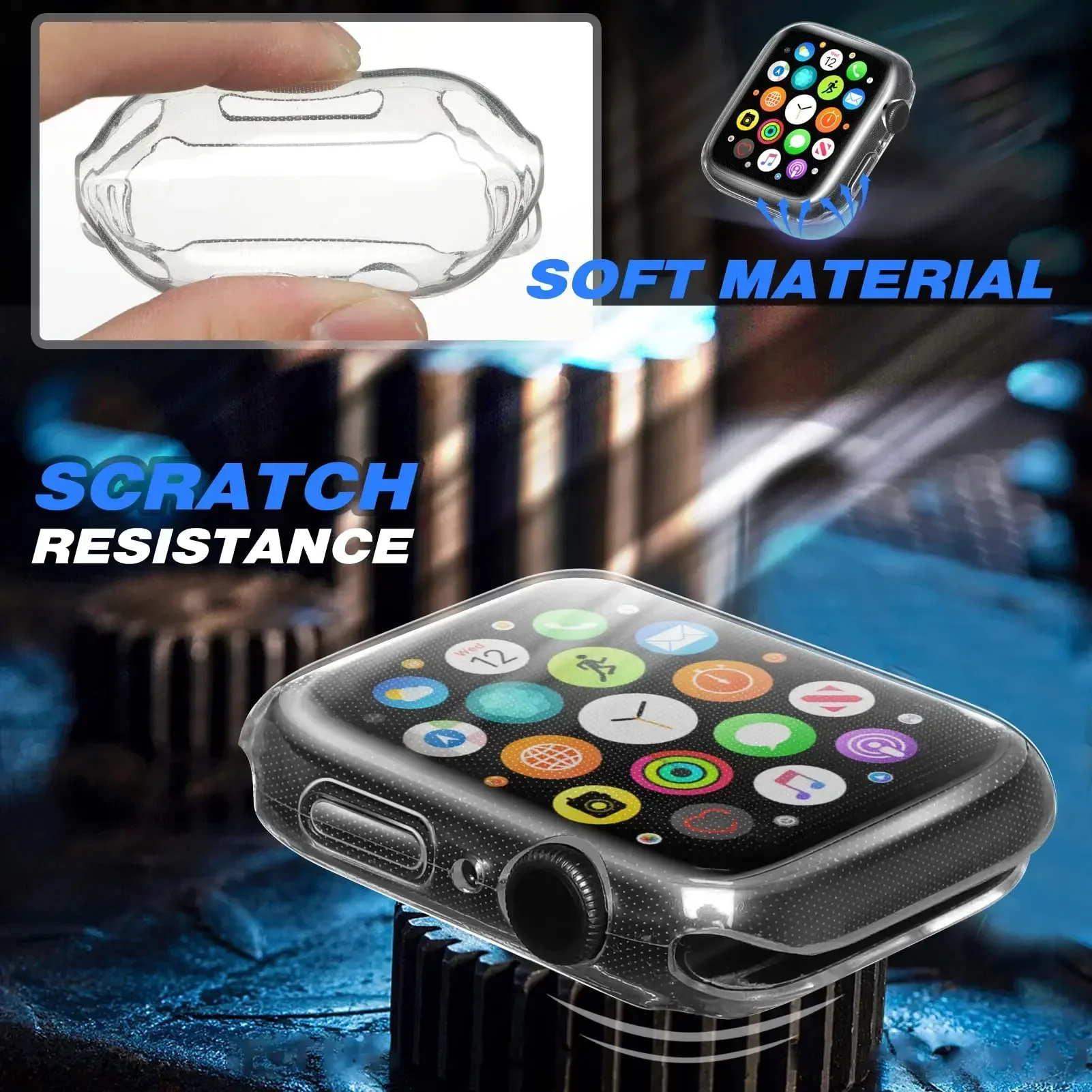 Cover For Apple Watch Case 44m - Smartwatch Icon ulasan dan harga
