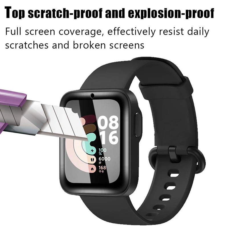 2 Pcs Tempered Glass for Redmi - Smartwatch Icon ulasan dan harga