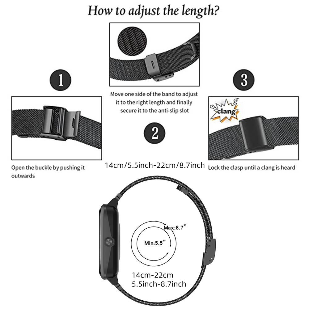 Metal Bands for Honor Watch 5  - Stainless Mesh Band ulasan dan harga