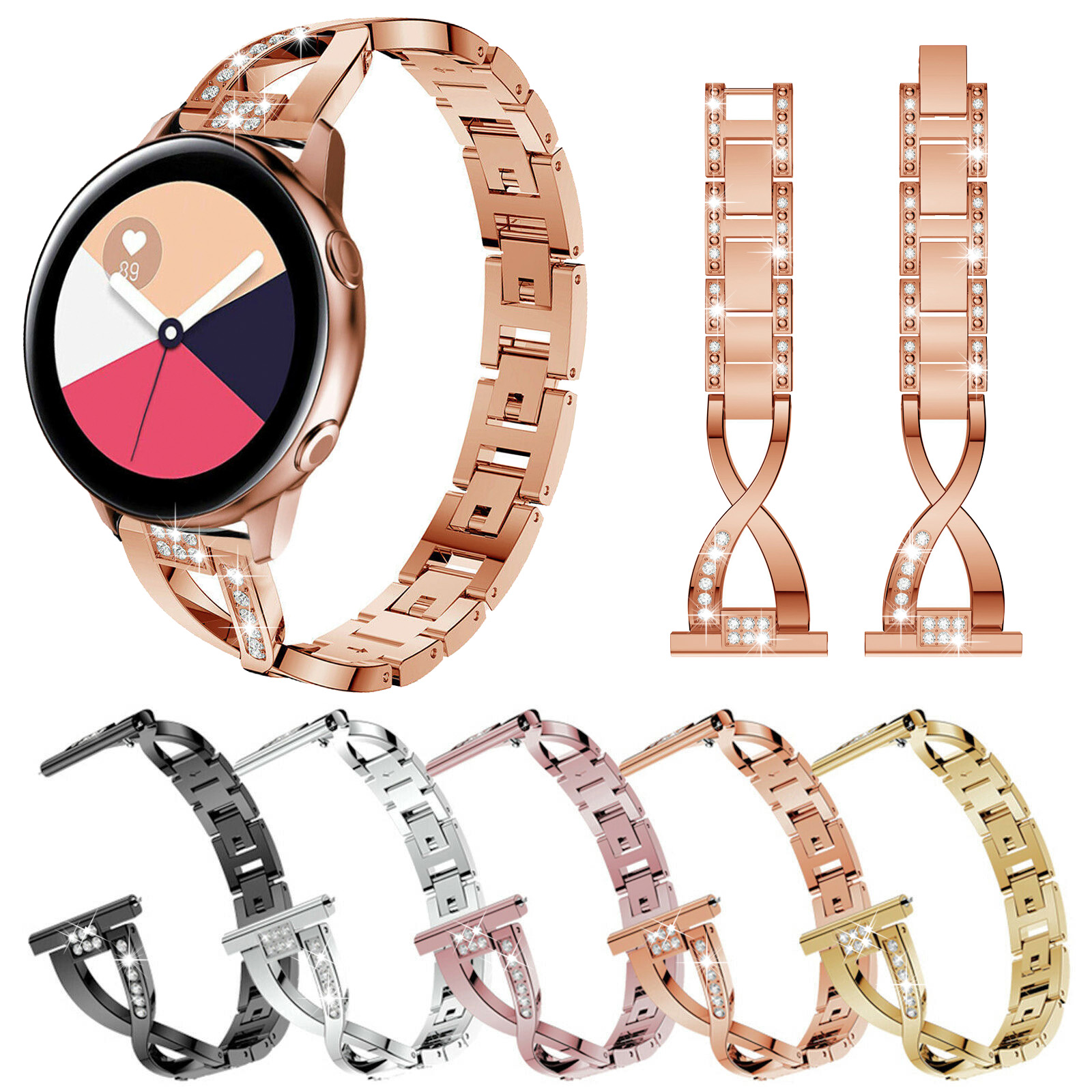 20 22mm luxury Band for Samsun - Xiaomi Smartwatch S3 Accessories ulasan dan harga