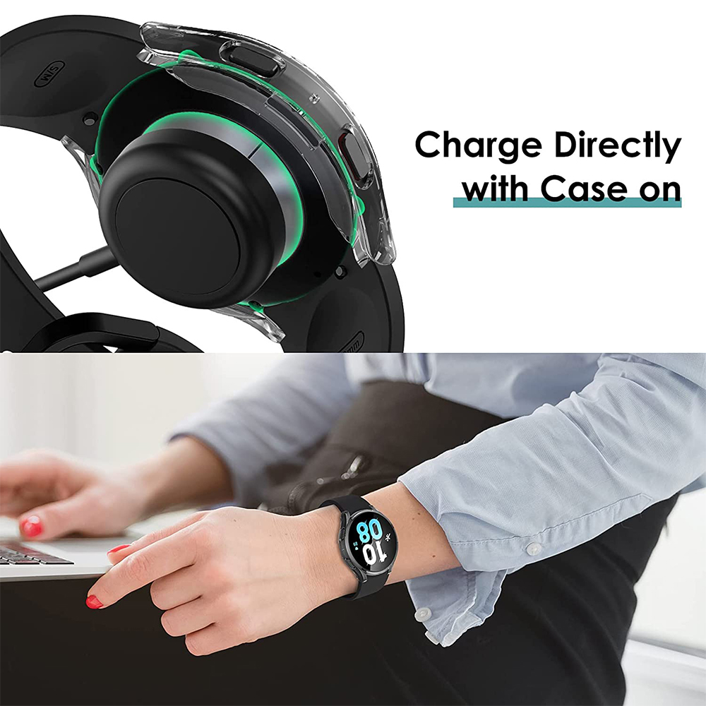 Tempered Glass+ PC Cover for S - Samsung Smartwatch Accessories ulasan dan harga