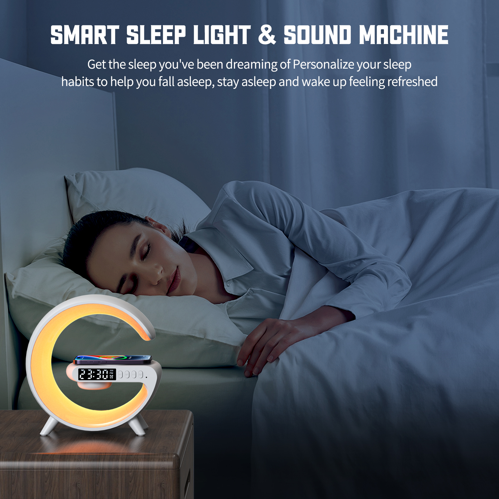 Small RGB Wireless Charger Sma - Wireless Charger Watch ulasan dan harga