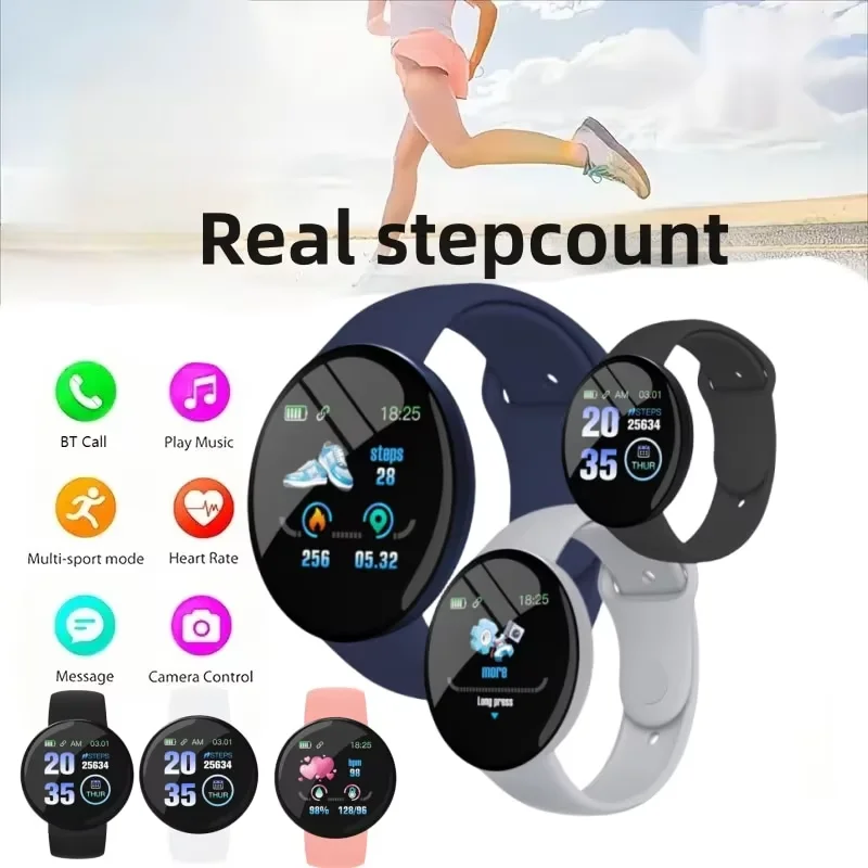 Children D18 Smartwatch Square - Android Smartwatch Accessories ulasan dan harga