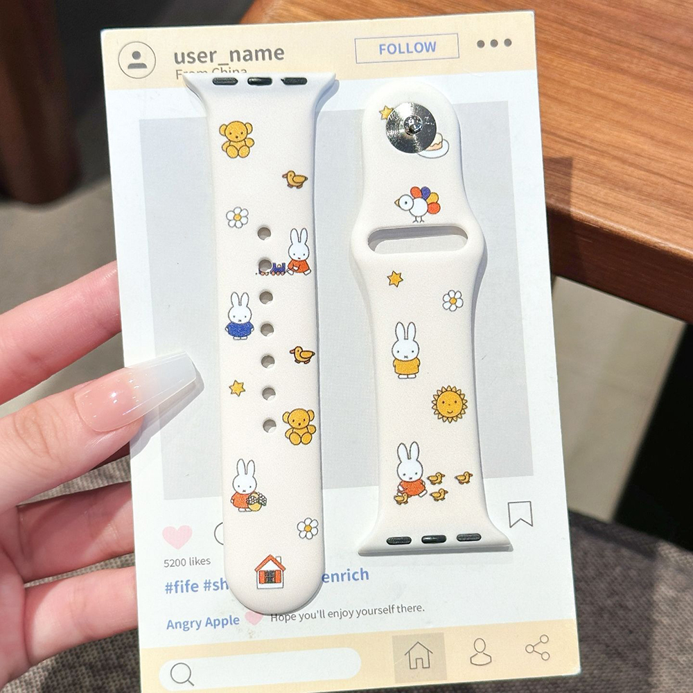 Kawaii Miffy Iwatch S1/2/3/4/5 - Watch Case Bumper ulasan dan harga