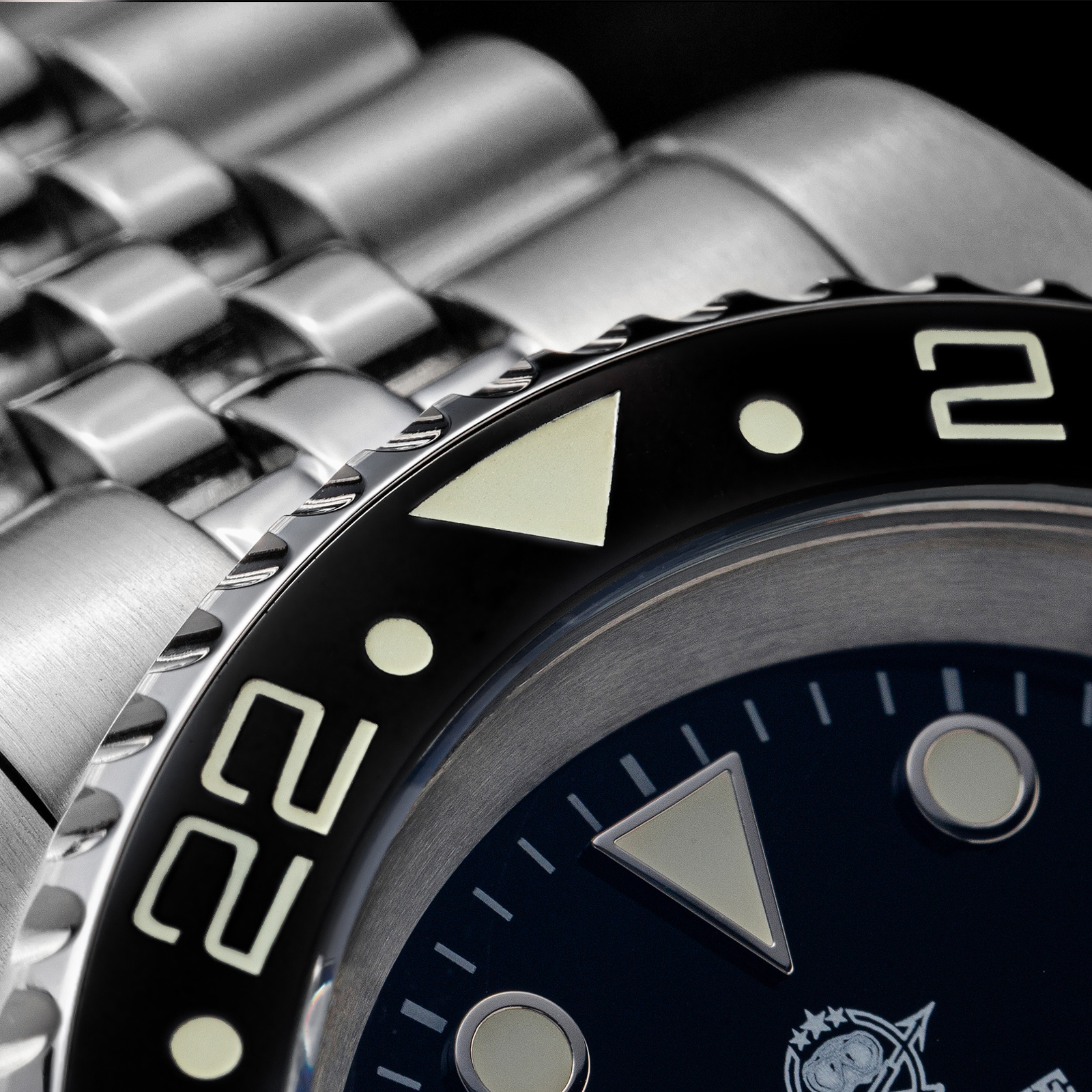 ADDIESDIVE AD2050 Luxury GMT W - Ceramic Link Bracelet ulasan dan harga