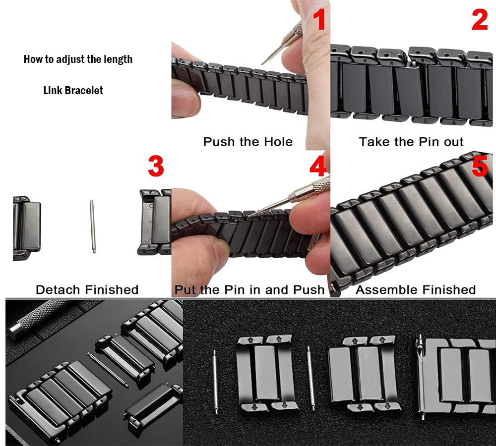 Ceramic Link bracelet for Appl - Ceramic Link Bracelet ulasan dan harga