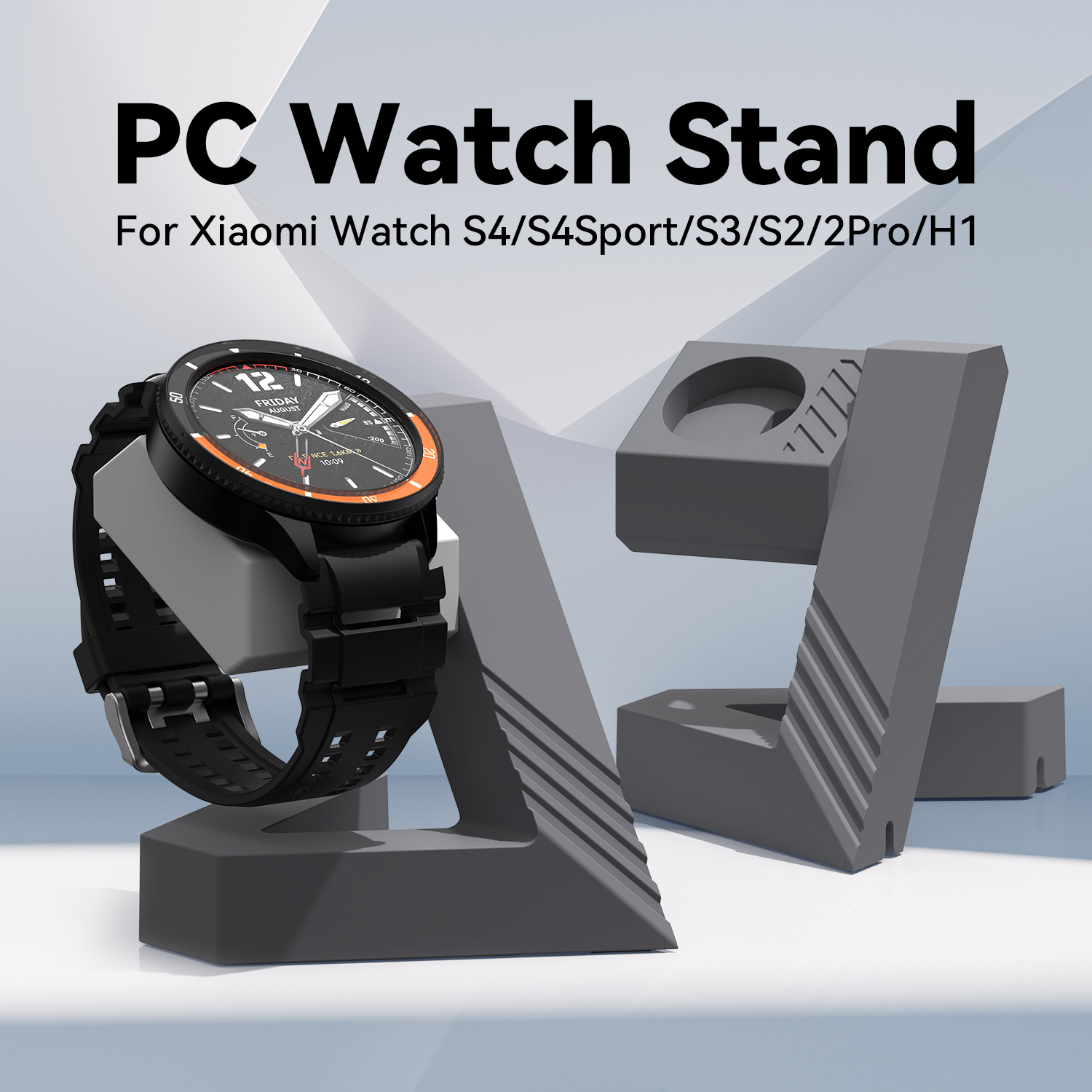 PC Geometric watch stand Dock  - Xiaomi Smartwatch S3 Accessories ulasan dan harga