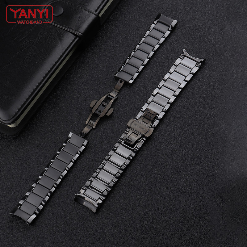 Ceramic Watchband  22mm Strap  - Ceramic Link Bracelet ulasan dan harga