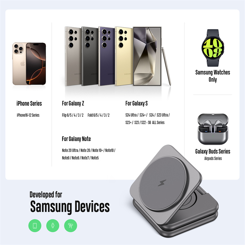 KUXIU Wireless Charger for Sam - Wireless Charger Watch ulasan dan harga