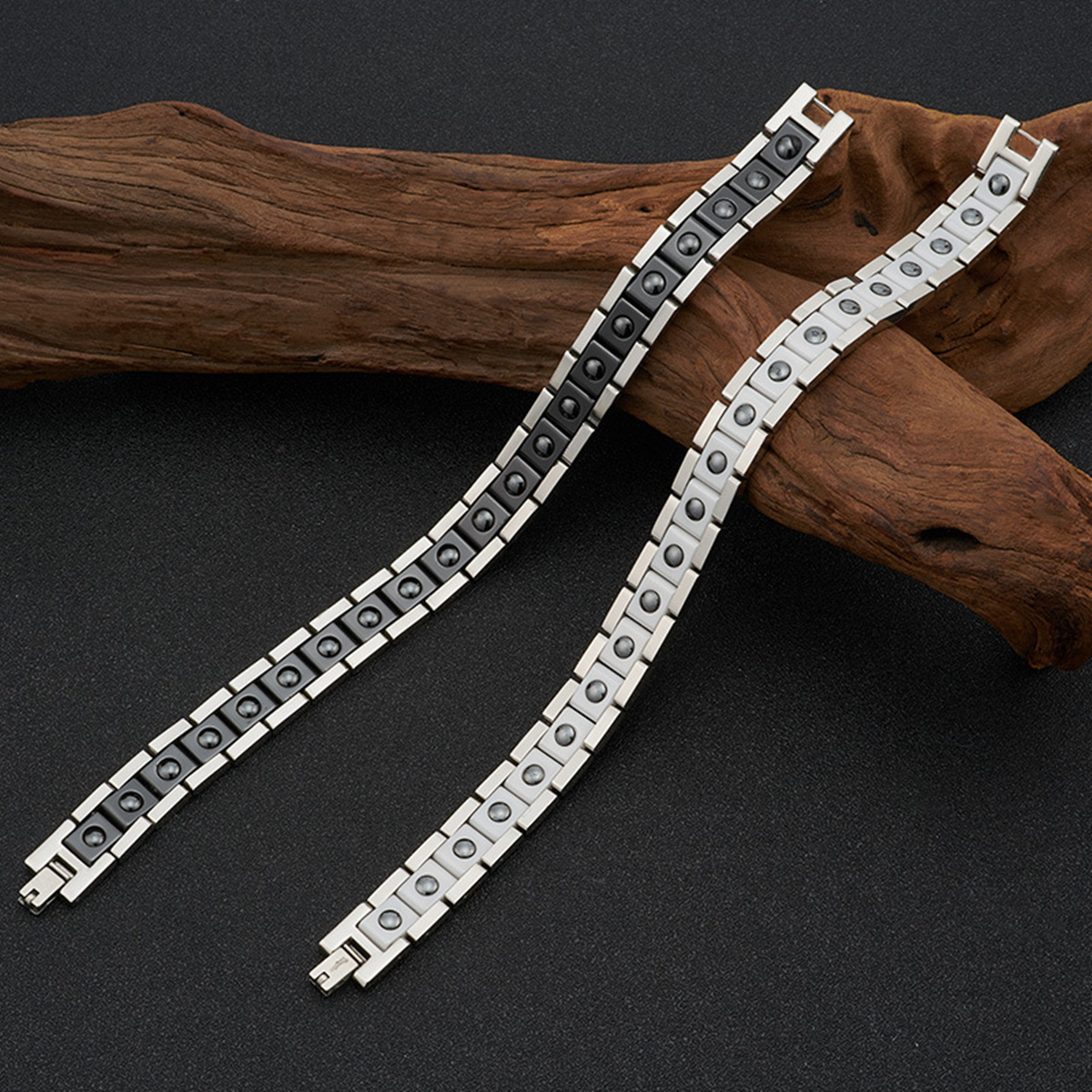 ARADOO Minimalist Pyramid Desi - Ceramic Link Bracelet ulasan dan harga