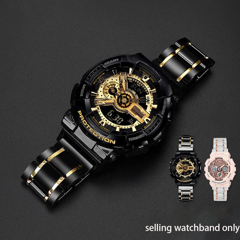 Ceramic strap for G-Shock Casi - Ceramic Link Bracelet ulasan dan harga
