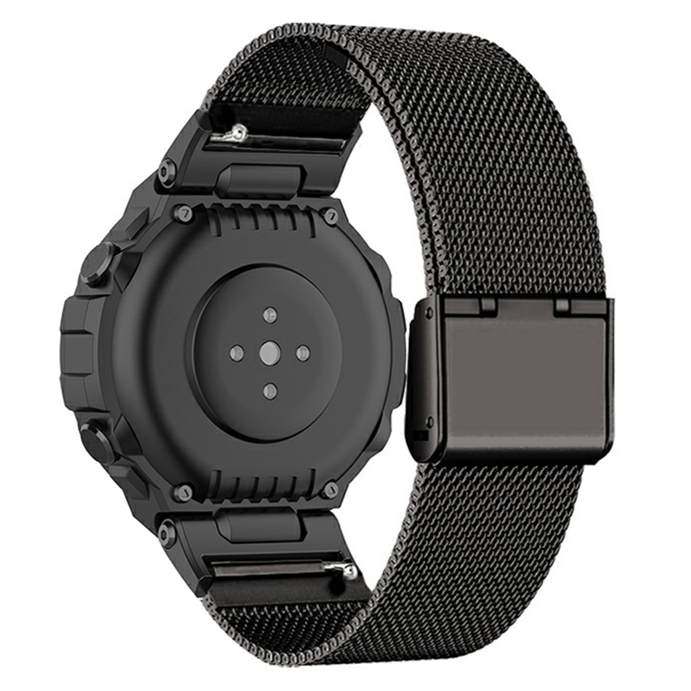 For Huami Amazfit T-Rex Pro A1 - Stainless Mesh Band ulasan dan harga