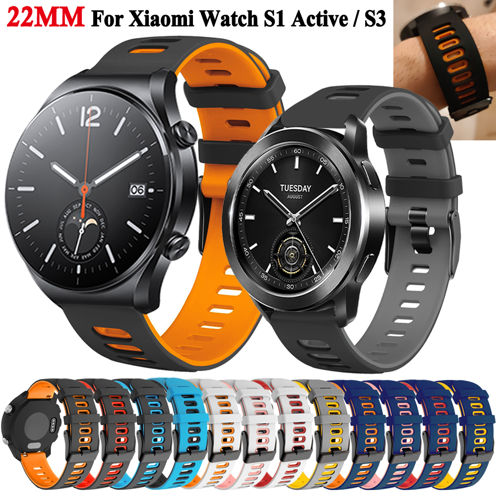 22mm Soft Silicone Watchband F - Xiaomi Smartwatch S3 Accessories ulasan dan harga