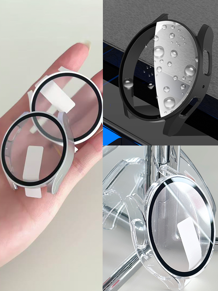 Tempered Glass+PC Case for Sam - Samsung Smartwatch Accessories ulasan dan harga