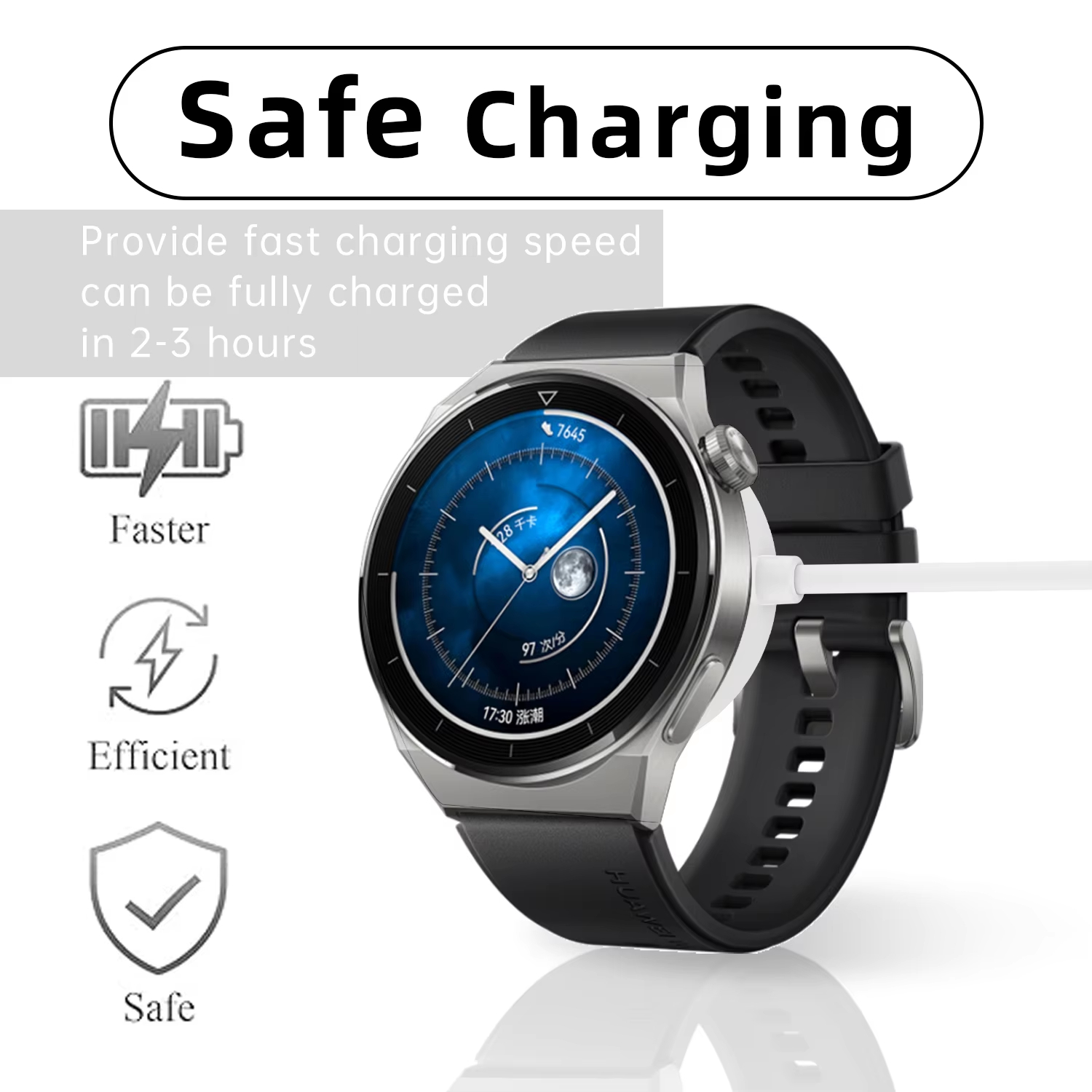 Smartwatch Charging Cable - Ma - Android Smartwatch Accessories ulasan dan harga