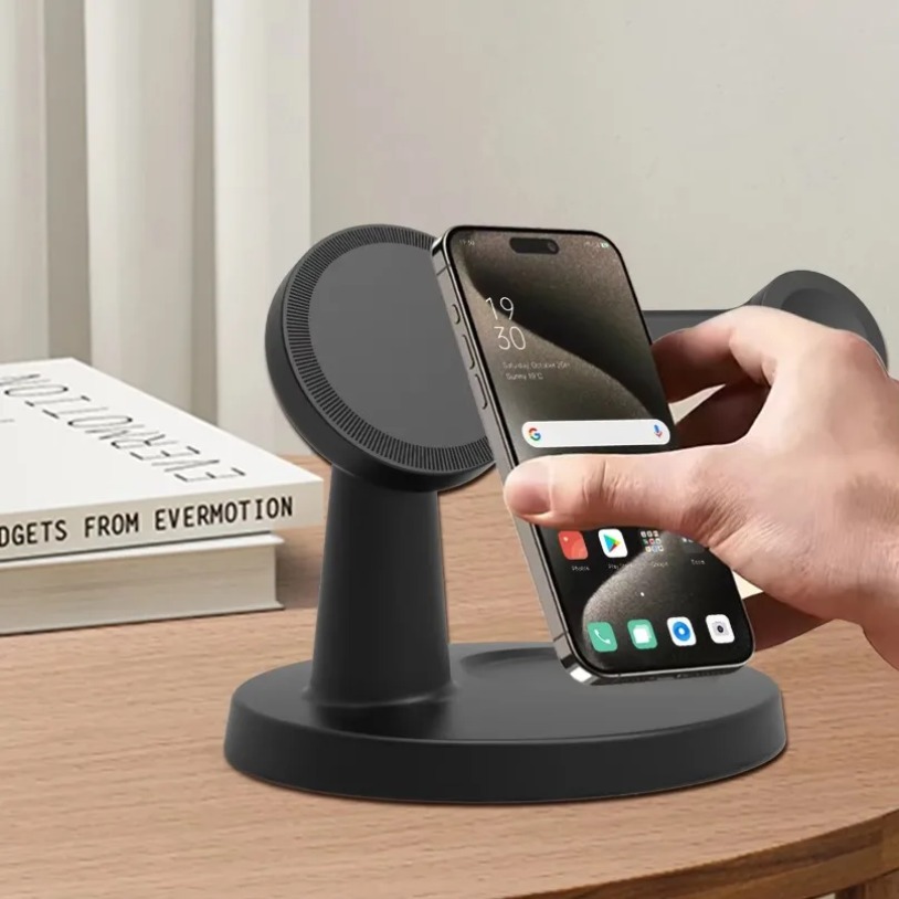 Wireless 3 In 1 Magnetic Charg - Wireless Charger Watch ulasan dan harga