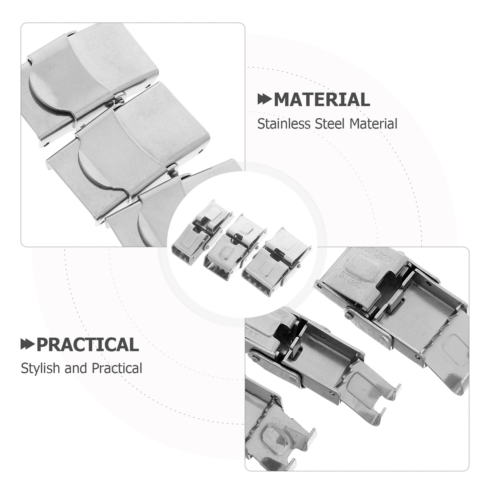15Pcs Hand Watch Stainless Ste - Stainless Mesh Band ulasan dan harga