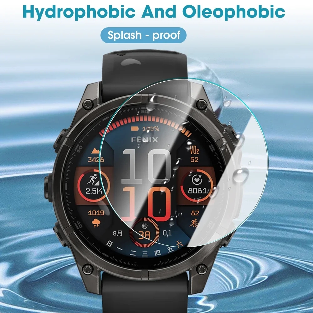 1/5pcs 9H HD Tempered Glass fo - Smartwatch Icon ulasan dan harga