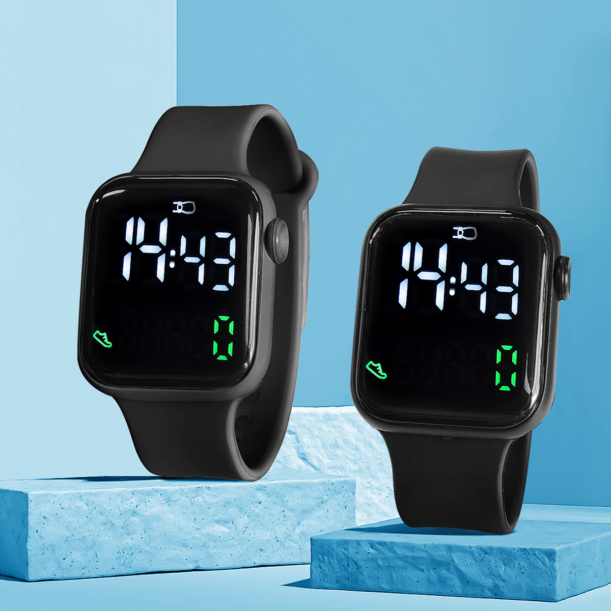New 2PCS Student Minimalist Sm - Smartwatch Icon ulasan dan harga