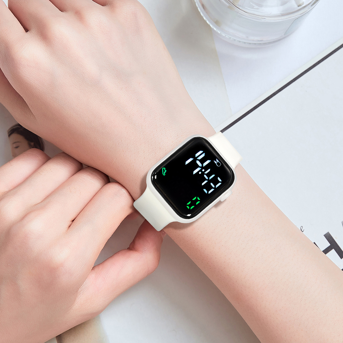 New 2PCS Student Minimalist Sm - Smartwatch Icon ulasan dan harga