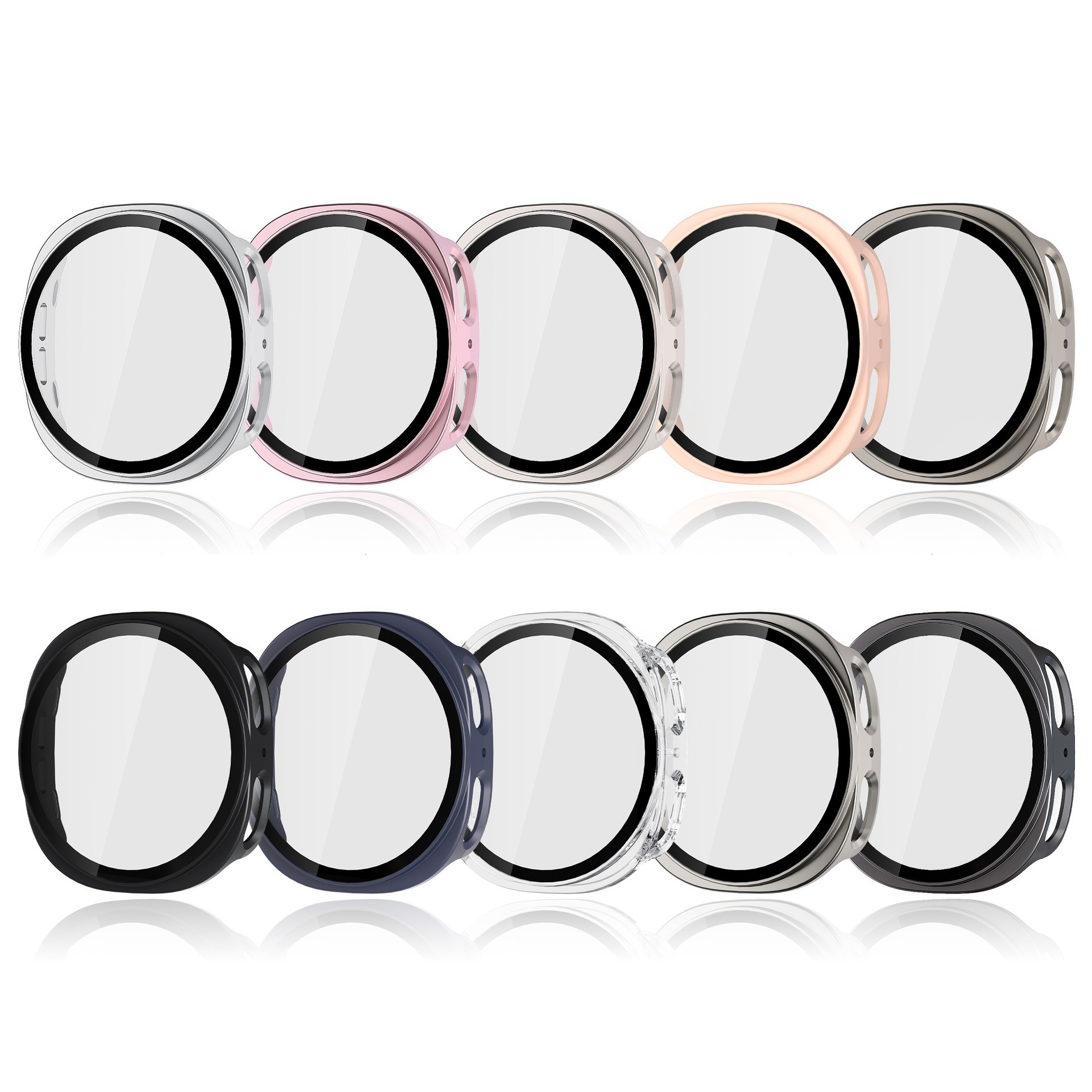Tempered Glass+PC Case For Sam - Samsung Smartwatch Accessories ulasan dan harga