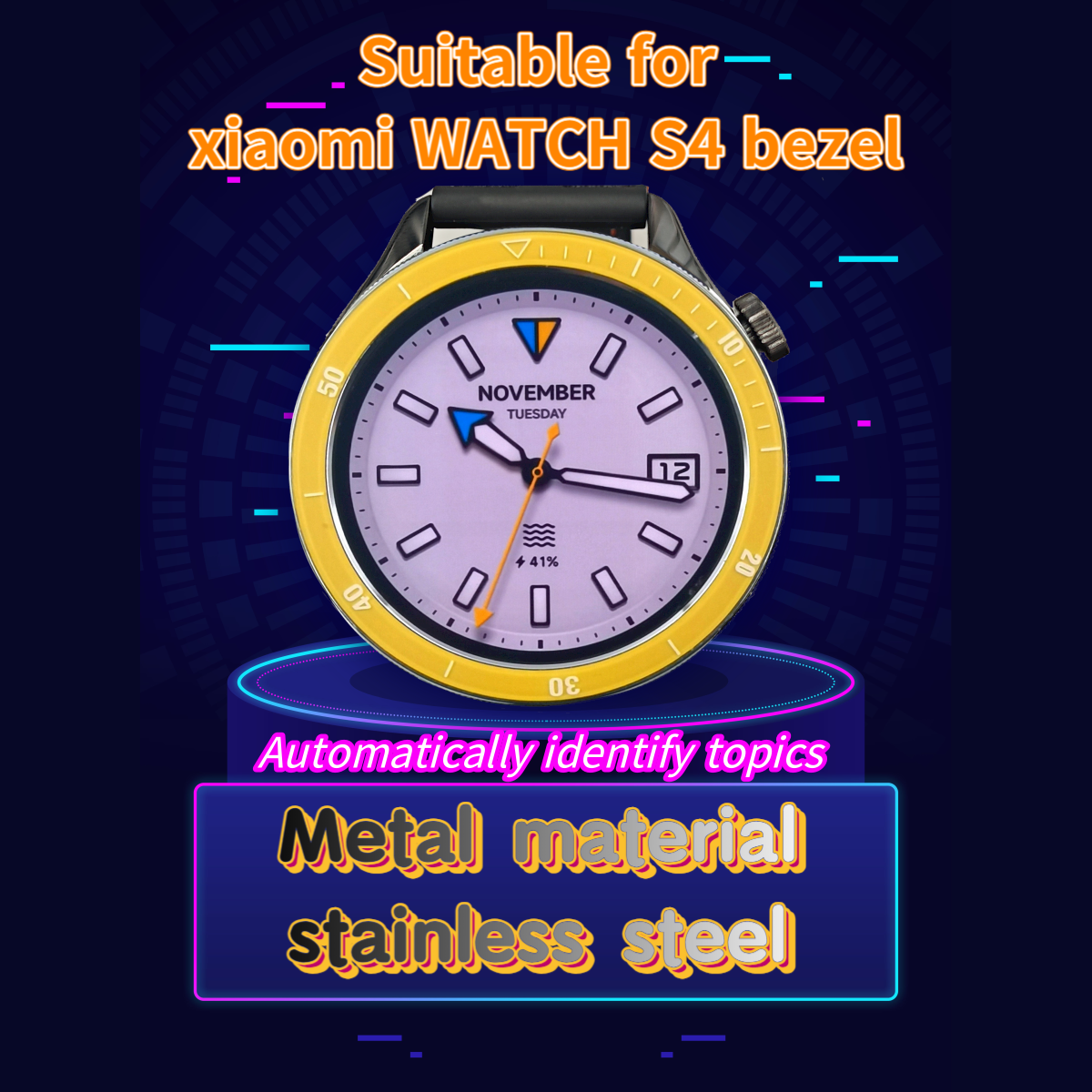 Suitable For Watch S4 Bezel Or - Xiaomi Smartwatch S3 Accessories ulasan dan harga