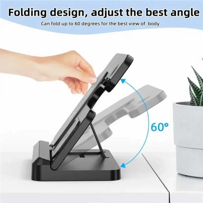 3 in 1 Wireless Charger Statio - Wireless Charger Watch ulasan dan harga