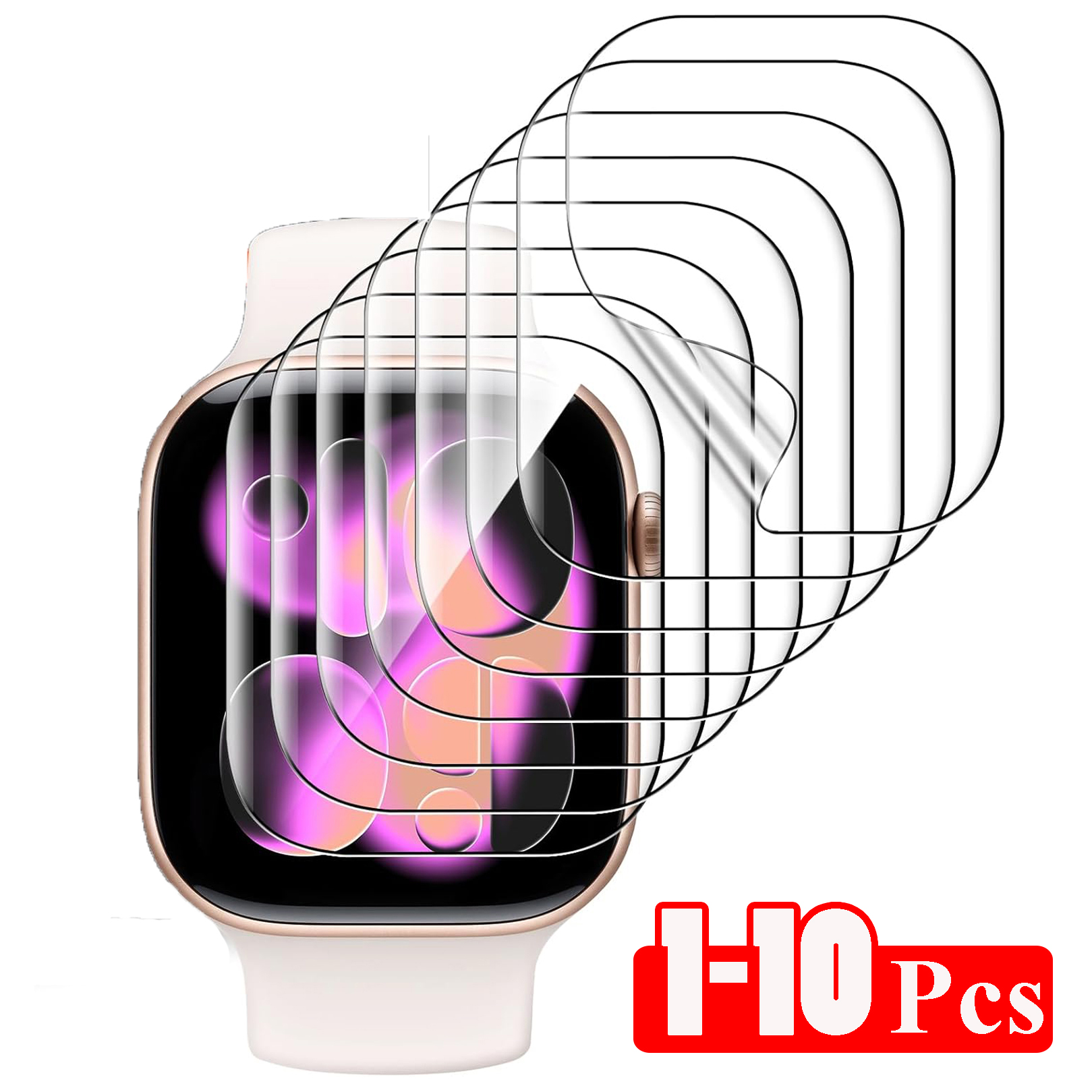 1-10PCS Hydrogel Film for Appl - Watch Case Bumper ulasan dan harga
