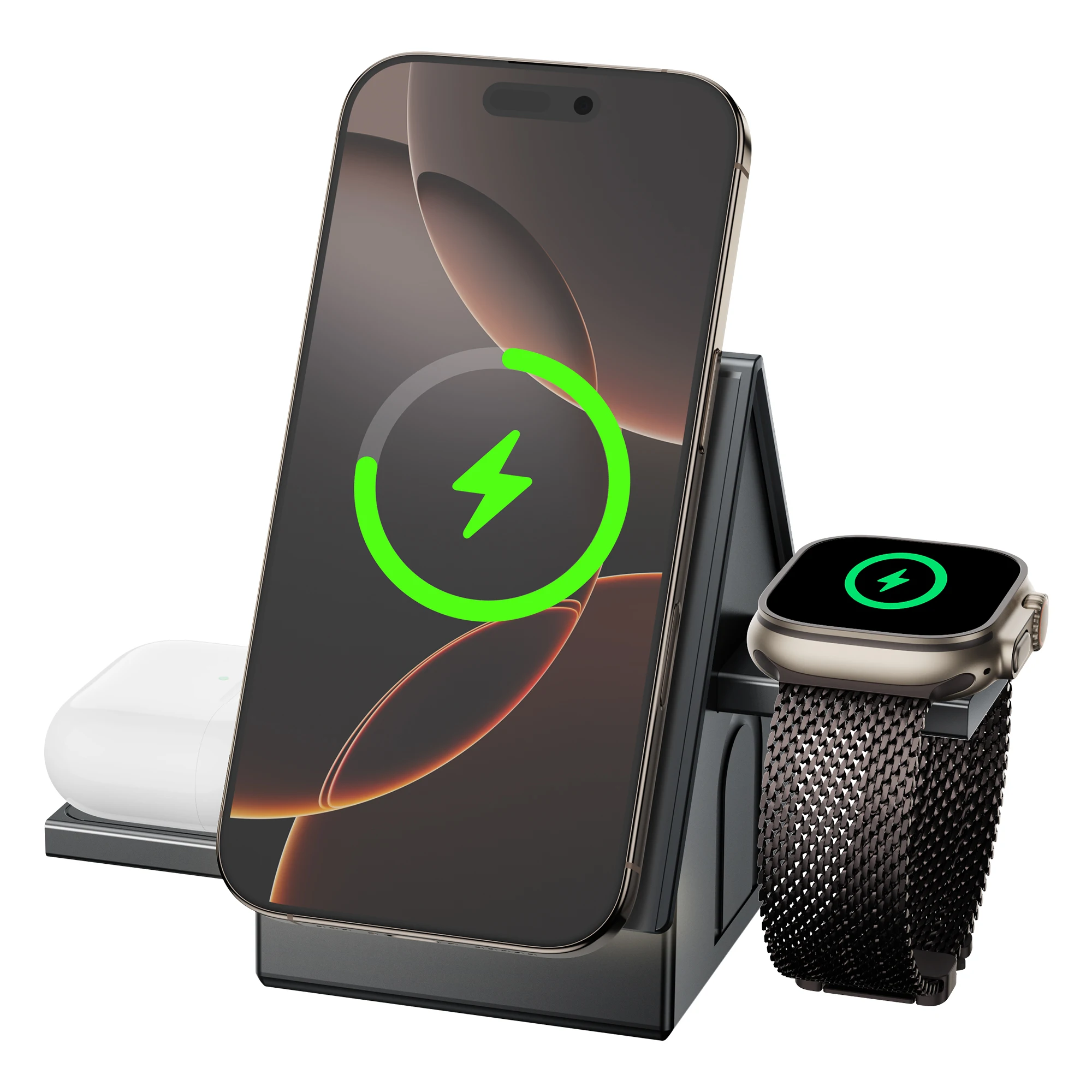 MagicHouse Multifunction 3 in  - Wireless Charger Watch ulasan dan harga